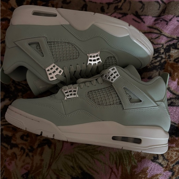 Jordan Shoes - Jordan Women's Sneakers in Light Green and White